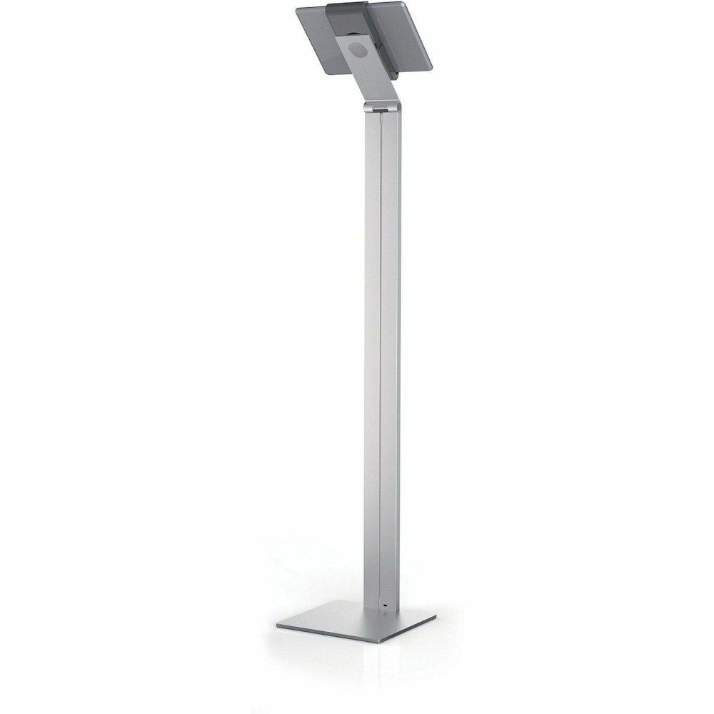 DURABLE Tablet Holder Floor - 47.8" Height x 10.6" Width x 10.6" Depth - Steel, Acrylonitrile Butadiene Styrene (ABS), Aluminum - Silver - Flexible, Floor Standing, Locking Mechanism, Adjustable Arm, . Picture 14
