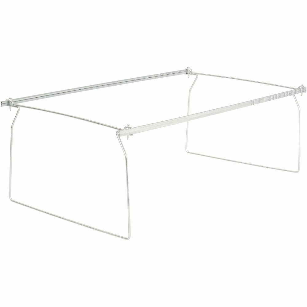 Business Source Premium File Folder Frames - Legal - Metal - Stainless Steel - 6 / Box. Picture 7