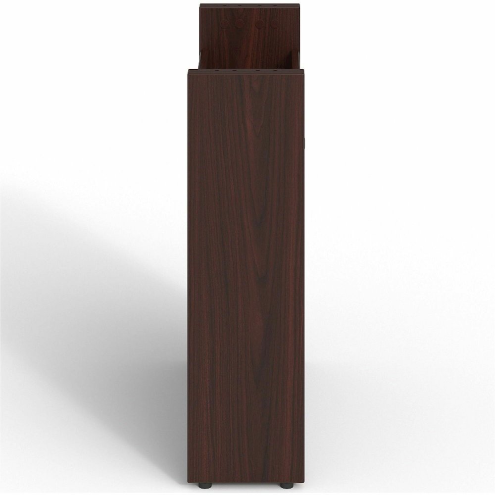 Lorell Prominence 2.0 Modular Table Base with Door - Mahogany Base - 28" Height x 24" Width x 8" Depth - Office - Assembly Required - Laminate Base Material - 1 Each. Picture 11