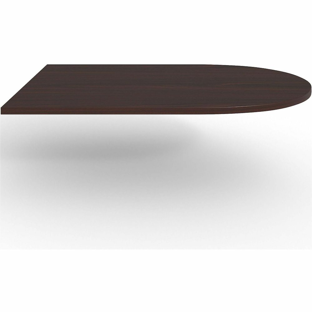 Lorell Prominence 2.0 Half-Racetrack Conference Tabletop - Mahogany Racetrack, Laminated Top - 72" Table Top Width x 48" Table Top Depth x 1.50" Table Top Thickness - Conferencing, Office - Assembly R. Picture 12