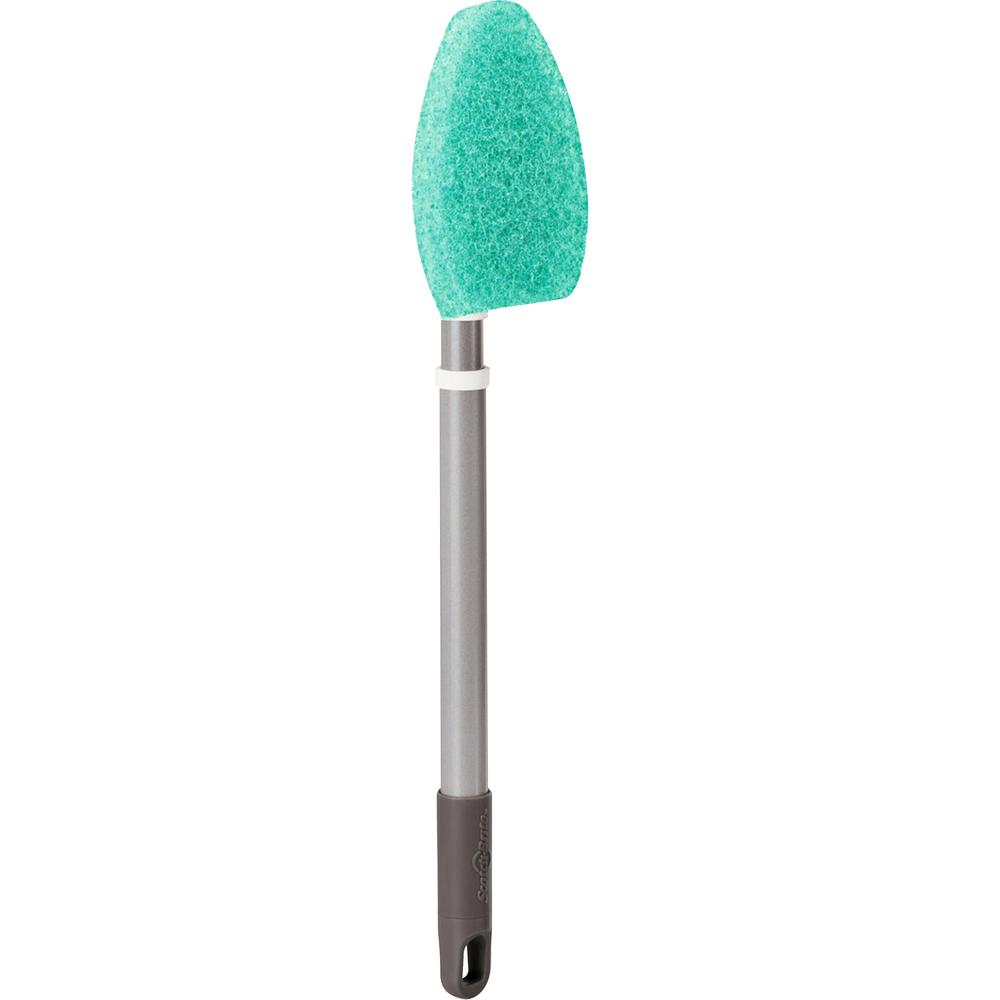 Scotch-Brite Bath Scrubber - 24" Handle Length - Plastic Handle - 4 / Carton. Picture 7