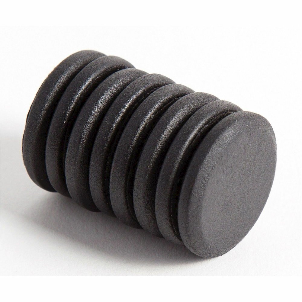 U Brands High Energy Metal Magnets - 1.3" Diameter - Round - Durable - 8 / Pack - Black. Picture 7
