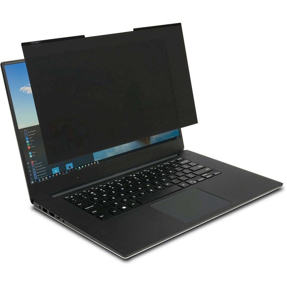 Kensington MagPro 15.6 " (16:9) Laptop Privacy Screen with Magnetic Strip - TAA Black - For 15.6" Widescreen LCD Notebook - 16:9 - Damage Resistant, Fingerprint Resistant, Fluid Resistant, Scratch Res. Picture 9