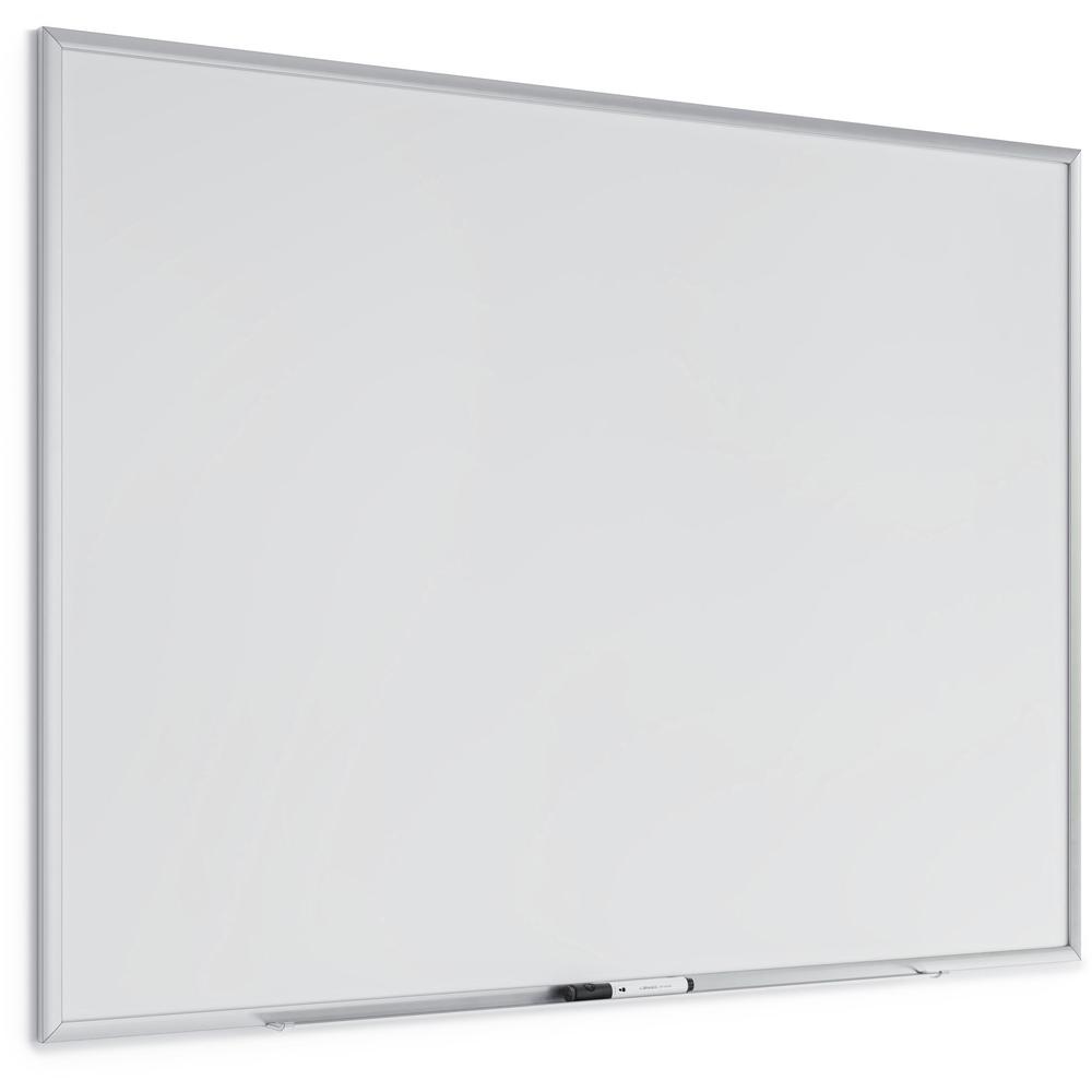 U Brands Magnetic Dry-Erase Board - 48" (4 ft) Width x 36" (3 ft) Height - White Painted Steel Surface - Silver Aluminum Frame - Rectangle - Horizontal/Vertical - Magnetic - 1 Each. Picture 5