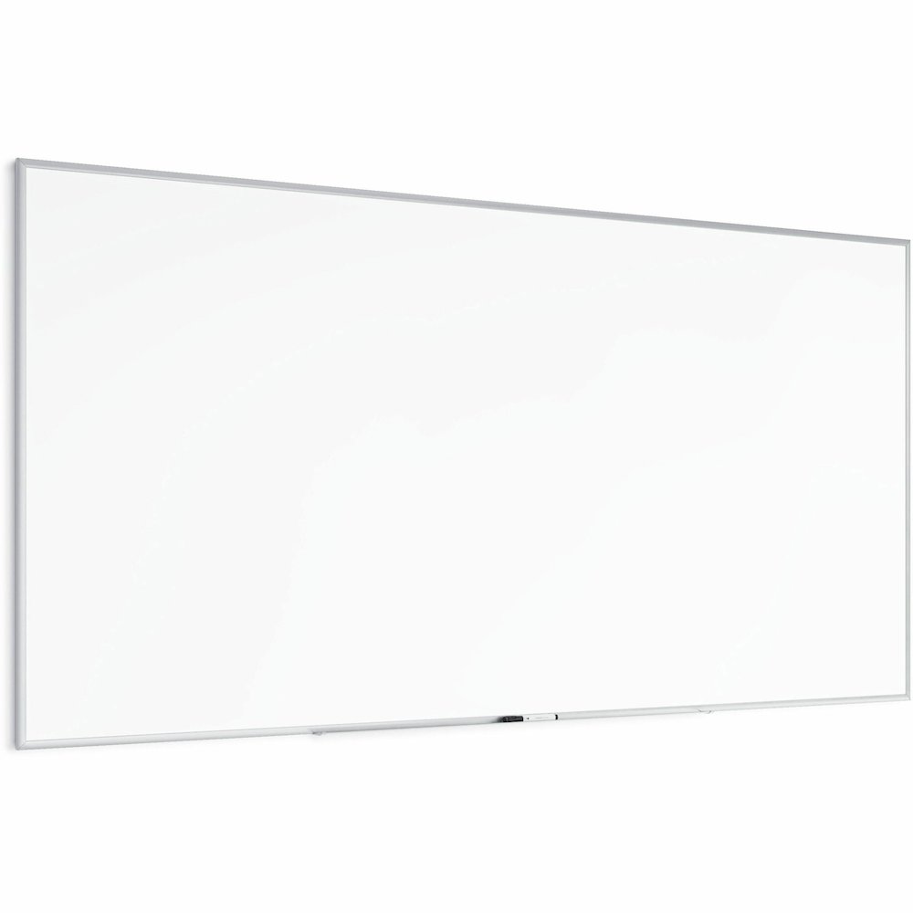U Brands Magnetic Dry-Erase Board - 96" (8 ft) Width x 48" (4 ft) Height - White Painted Steel Surface - Silver Aluminum Frame - Rectangle - Horizontal/Vertical - Magnetic - 1 Each. Picture 9