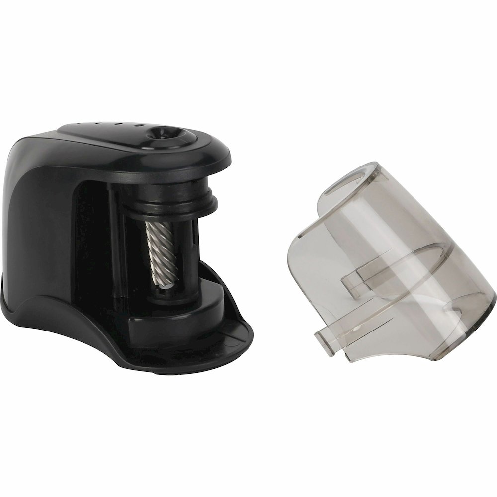 Business Source 2-way Electric Pencil Sharpener - AC Adapter Powered - Steel Alloy, ABS Plastic - 1 Each. Picture 8