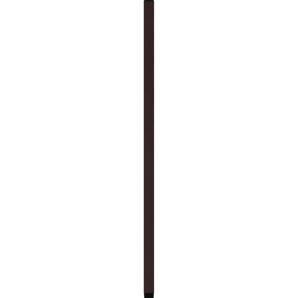 Lorell Essentials Series Credenza Half Leg - 12" x 1"28.5" - Finish: Espresso Laminate. Picture 6