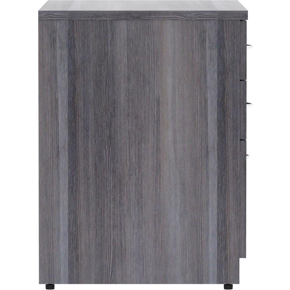 Lorell Essentials Series Box/Box/File Lateral File - 29.5" Height x 35.5" Width x 22" Depth Lateral File, 1" Thickness Top - Total Drawer(s): 4 - Finish: Weathered Charcoal Laminate - 1 Each. Picture 6