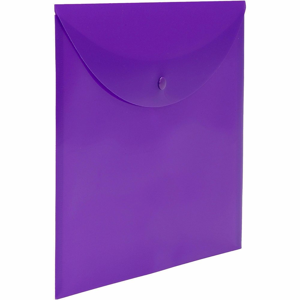 Smead Letter Filing Envelope - 8 1/2" x 11" - Purple - 10 / Box. Picture 6