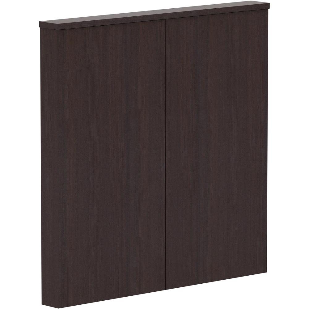 Lorell Dry-erase Whiteboard Presentation Cabinet - Hinged Door, Dry Erase Surface - 47.3" Height x 47.3" Width x 4.8" Depth - 1 Each. Picture 11