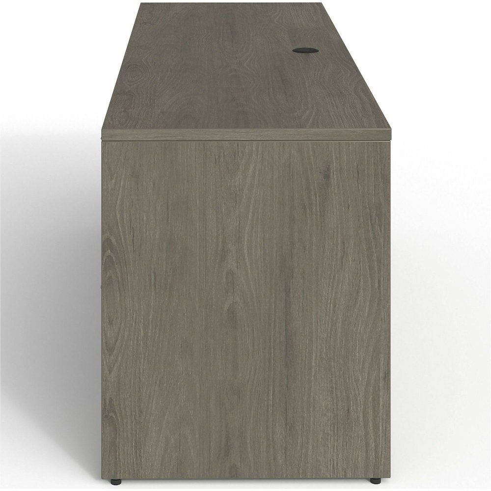 Lorell Prominence 2.0 Double-Pedestal Credenza - Rectangle - 29" Height x 72" Width x 24" Depth, 1" Thickness Top - Total Drawer(s): 2 - Double Pedestal on Left/Right Side - Band Edge - Material: Part. Picture 10