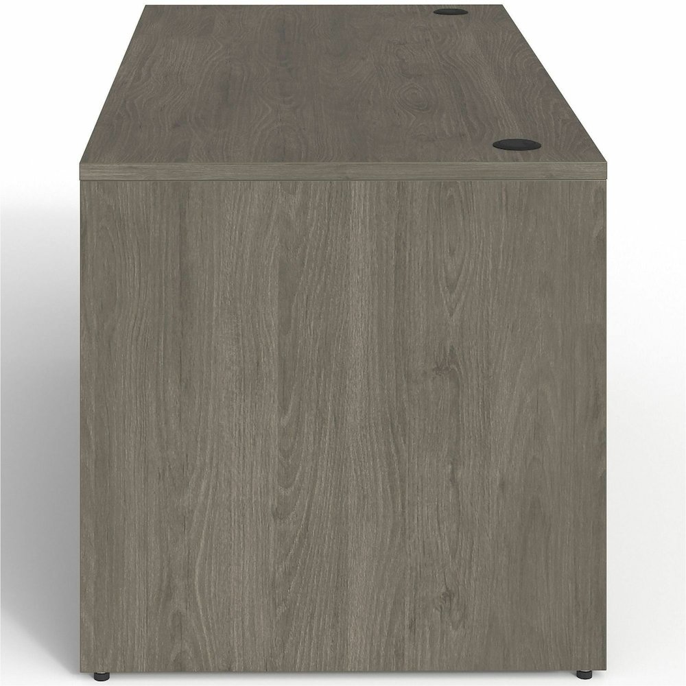 Lorell Prominence 2.0 Left-Pedestal Desk - Rectangle - 29" Height x 60" Width x 30" Depth, 1" Thickness Top - Total Drawer(s): 3 - Single Pedestal on Left Side - Band Edge - Material: Particleboard - . Picture 10