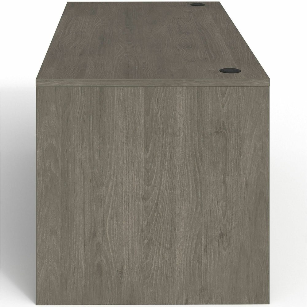 Lorell Prominence 2.0 Double-Pedestal Desk - Rectangle - 29" Height x 66" Width x 30" Depth, 1" Thickness Top - Total Drawer(s): 5 - Double Pedestal on Left/Right Side - Band Edge - Material: Particle. Picture 10
