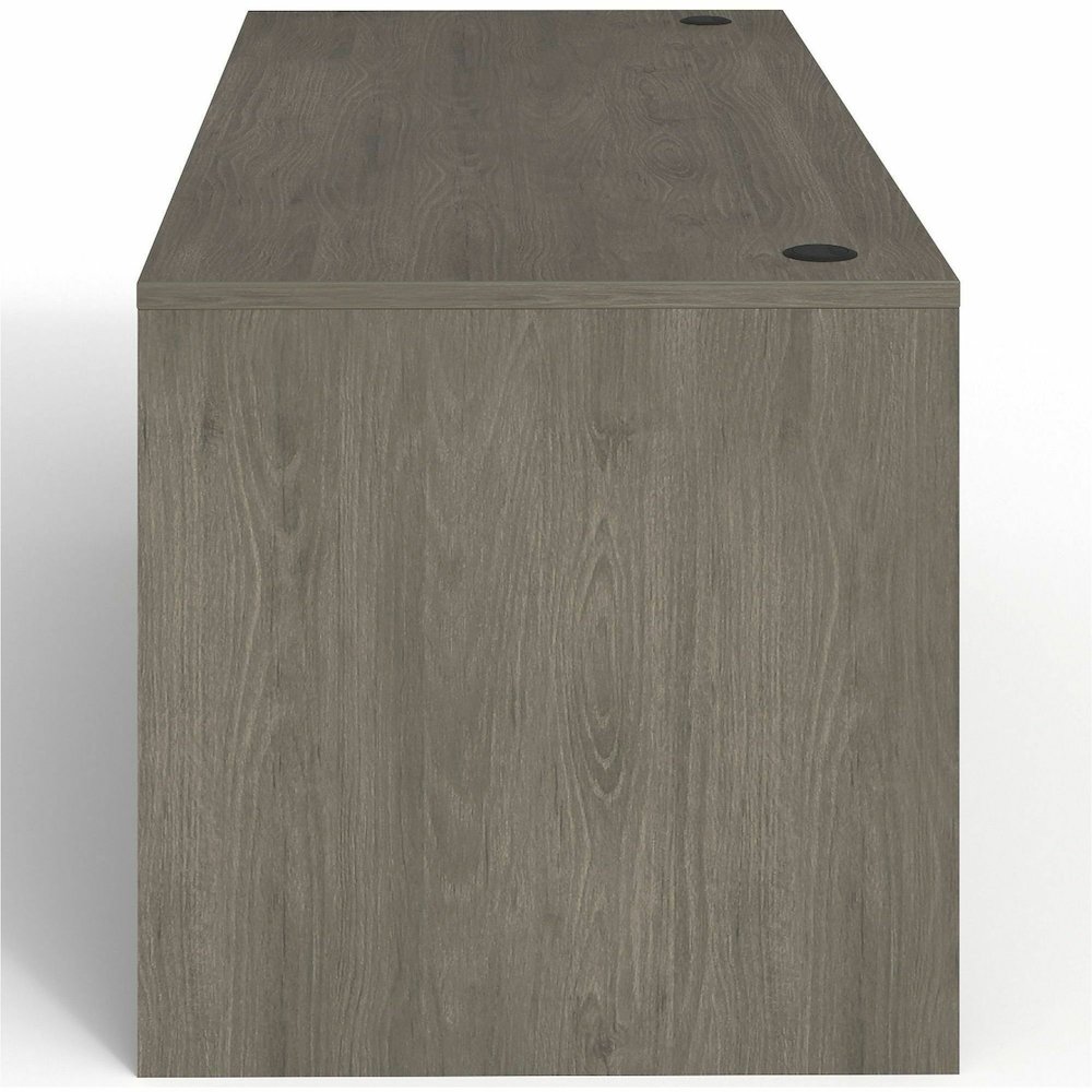 Lorell Prominence 2.0 Left-Pedestal Desk - Rectangle - 29" Height x 66" Width x 30" Depth, 1" Thickness Top - Total Drawer(s): 3 - Single Pedestal on Left Side - Band Edge - Material: Particleboard - . Picture 11