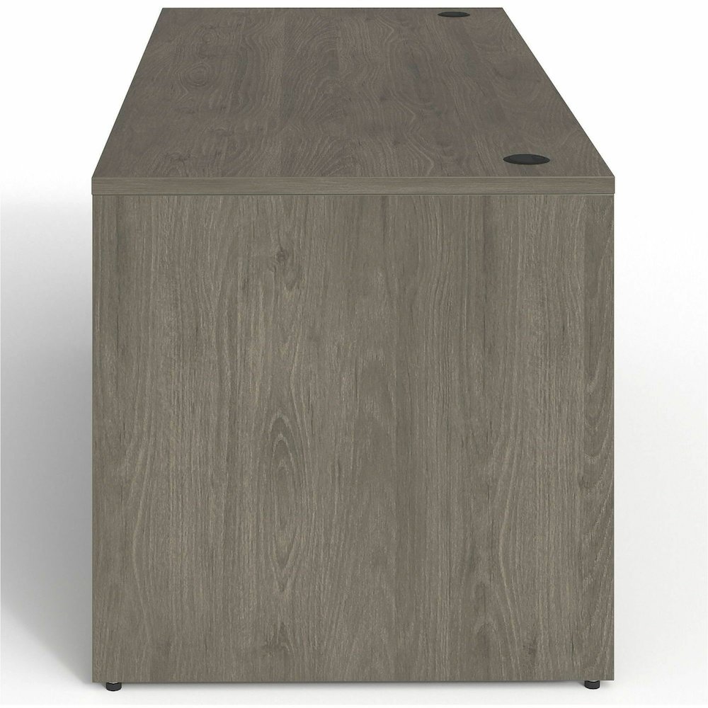 Lorell Prominence 2.0 Right-Pedestal Desk - Rectangle - 29" Height x 66" Width x 30" Depth, 1" Thickness Top - Total Drawer(s): 3 - Single Pedestal on Right Side - Band Edge - Material: Particleboard . Picture 10