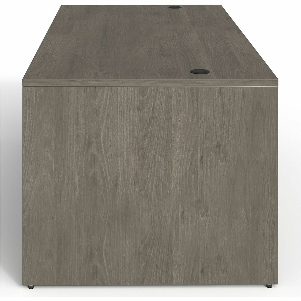 Lorell Prominence 2.0 Double-Pedestal Desk - Rectangle - 29" Height x 72" Width x 36" Depth, 1" Thickness Top - Total Drawer(s): 5 - Double Pedestal on Left/Right Side - Band Edge - Material: Particle. Picture 11