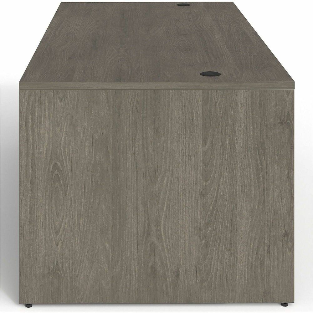 Lorell Prominence 2.0 Right-Pedestal Desk - Rectangle - 29" Height x 72" Width x 36" Depth, 1" Thickness Top - Total Drawer(s): 3 - Single Pedestal on Right Side - Band Edge - Material: Particleboard . Picture 13