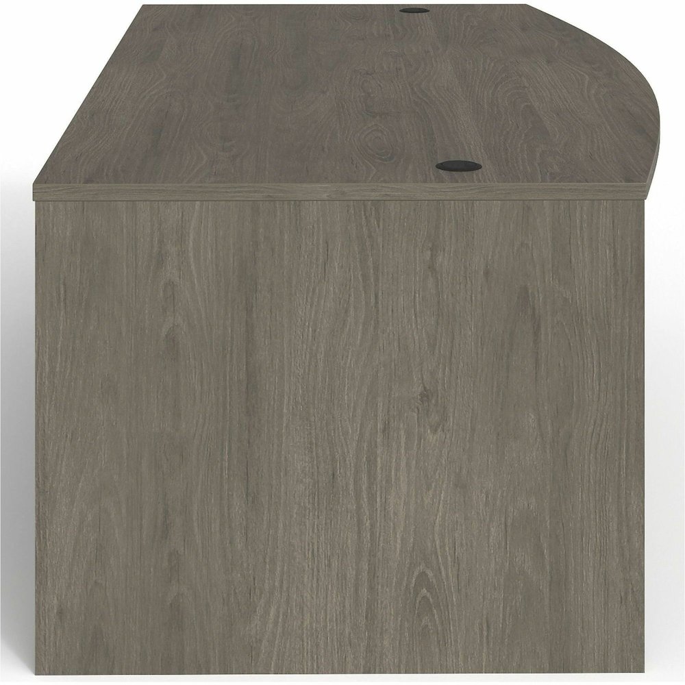 Lorell Prominence 2.0 Bowfront Double-Pedestal Desk - Rectangle - 29" Height x 72" Width x 42" Depth, 1" Thickness Top - Total Drawer(s): 5 - Double Pedestal on Left/Right Side - Band Edge - Material:. Picture 11