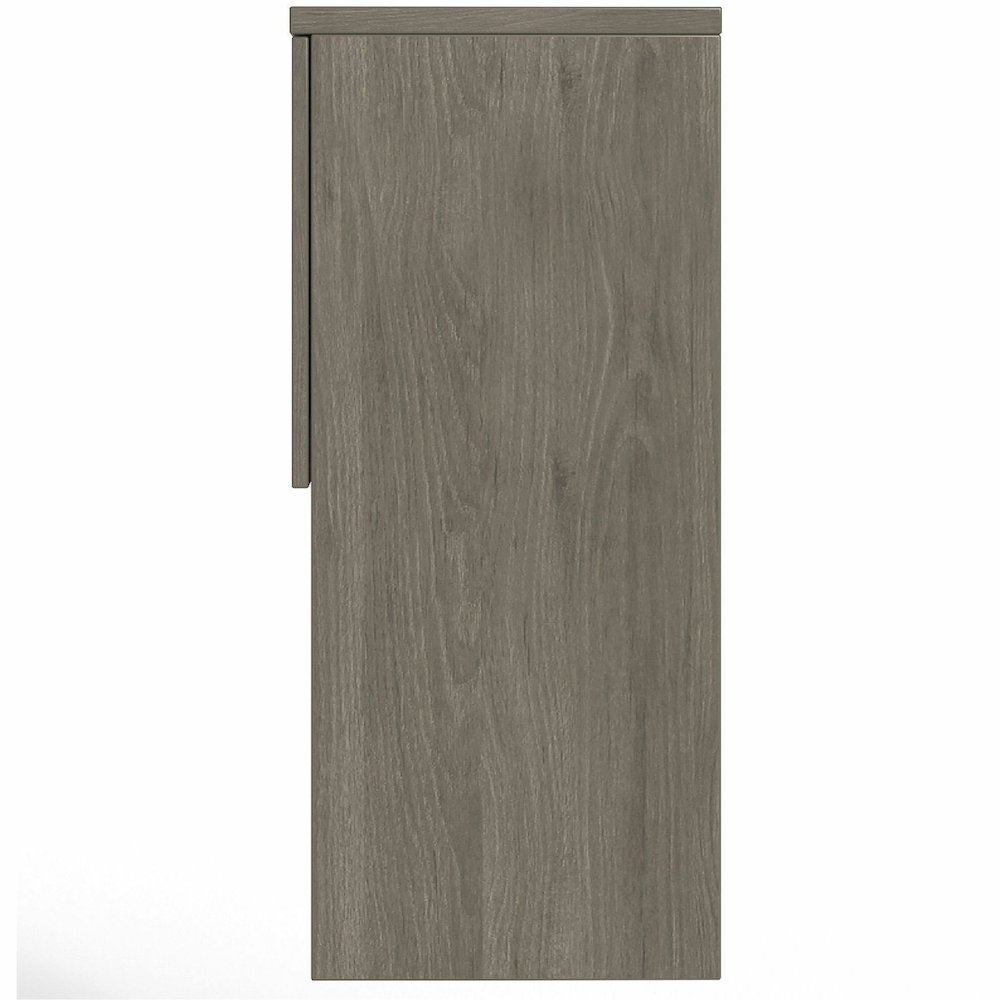 Lorell Prominence 2.0 Hutch - Rectangle - 39" Height x 66" Width x 16" Depth - 4 Door(s) - Material: Particleboard - Finish: Gray Elm, Thermofused Melamine (TFM), Laminate - Mar Resistant, Burn Resist. Picture 12