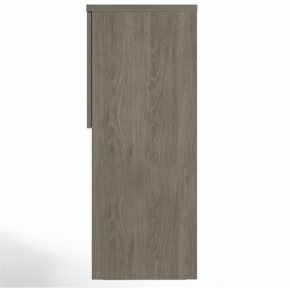 Lorell Prominence 2.0 Hutch - Rectangle - 39" Height x 72" Width x 16" Depth - 4 Door(s) - Material: Particleboard - Finish: Gray Elm, Thermofused Melamine (TFM), Laminate - Mar Resistant, Burn Resist. Picture 13
