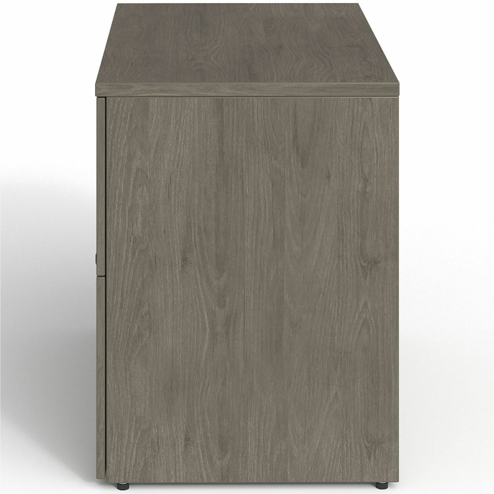 Lorell Prominence 2.0 Lateral File - Rectangle - 29" Height x 36" Width x 22" Depth, 1" Thickness Top, 0.1" Thickness Edge - Total Drawer(s): 2 - Band Edge - Material: Laminate - Finish: Gray Elm - Du. Picture 12