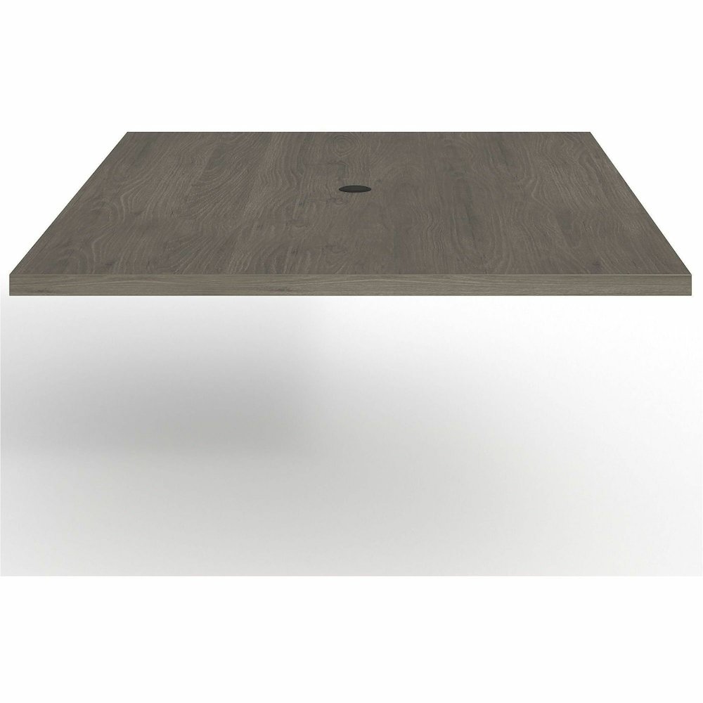 Lorell Prominence 2.0 Rectangular Conference Tabletop - Rectangle - 60" Width x 48" Depth, x 1.5" Thickness Top - Material: Particleboard - Finish: Gray Elm - Laminated, Durable, Mar Resistant, Burn R. Picture 8