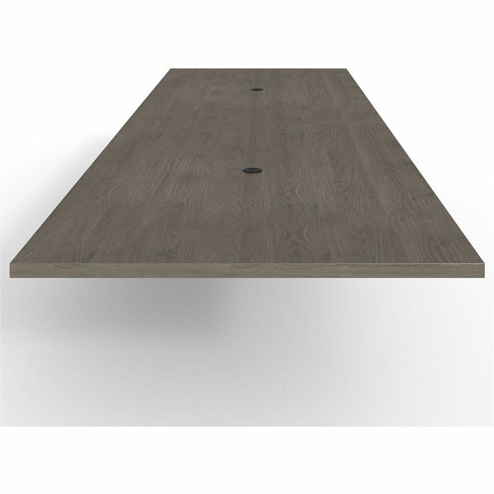 Lorell Prominence 2.0 Rectangular Conference Tabletop - Rectangle - 72" Width x 48" Depth, x 1.5" Thickness Top - Material: Particleboard - Finish: Gray Elm - Laminated, Durable, Mar Resistant, Burn R. Picture 12