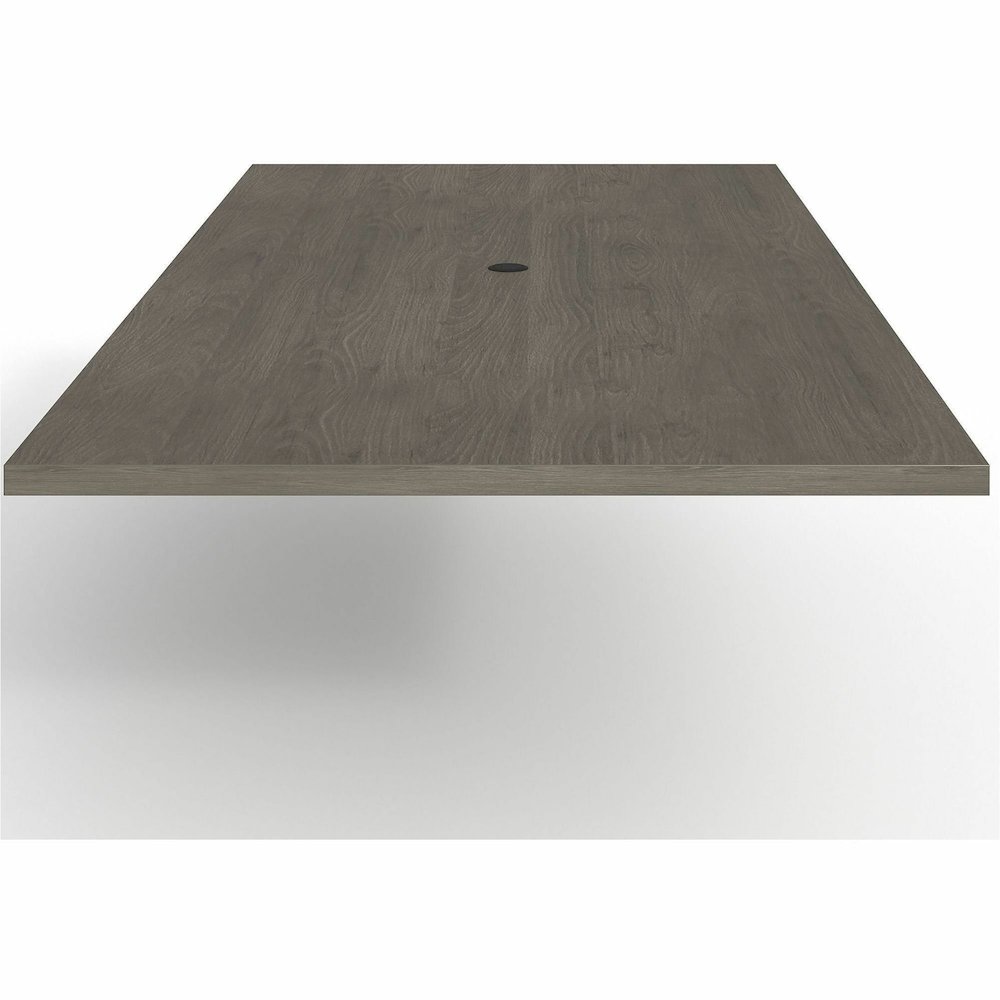 Lorell Prominence 2.0 Rectangular Conference Tabletop - Rectangle - 96" Width x 48" Depth, x 1.5" Thickness Top - Material: Particleboard - Finish: Gray Elm - Laminated, Durable, Mar Resistant, Burn R. Picture 11