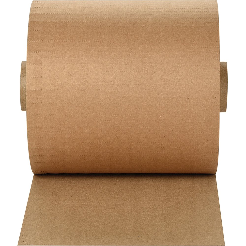 Scotch Cushion Lock Protective Wrap - 12" Width x 1000 ft Length - Recyclable, Easy Tear - Brown - 1 Roll. Picture 9