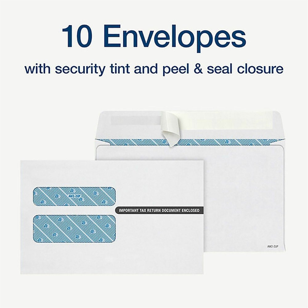 TOPS W2 Laser Forms 6-part Tax Kit - 6 Part - Carbonless Copy - 8" x 5.50" Form Size - Letter - White Sheet(s) - 1 Pack. Picture 13