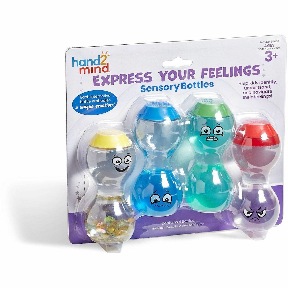 Learning Resources Express Your Feelings Sensory Bottles - Theme/Subject: Learning - Skill Learning: Feeling, Emotion, Self Awareness - 3+ - 4/Set - 1 Each. Picture 6