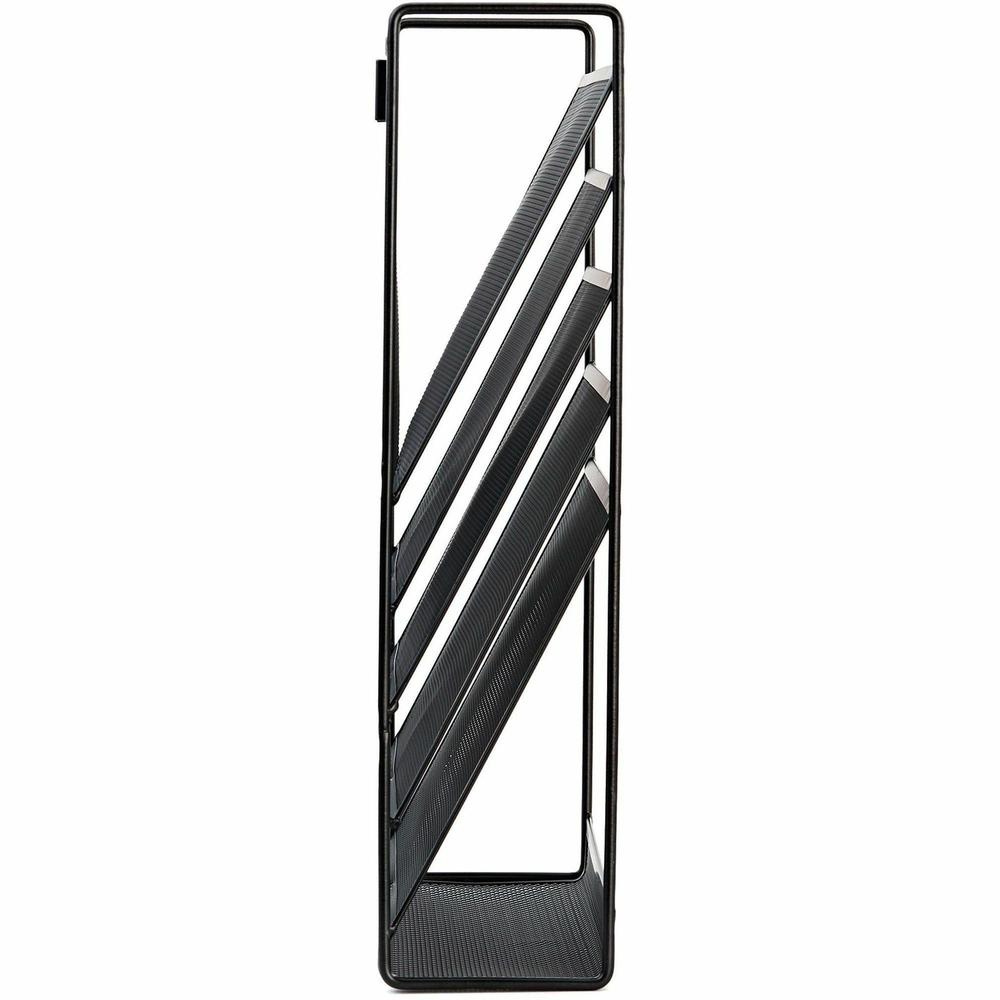 Lorell 5-Pocket Wall File - 5 Pocket(s) - Black - Steel Mesh - 1 Each. Picture 9
