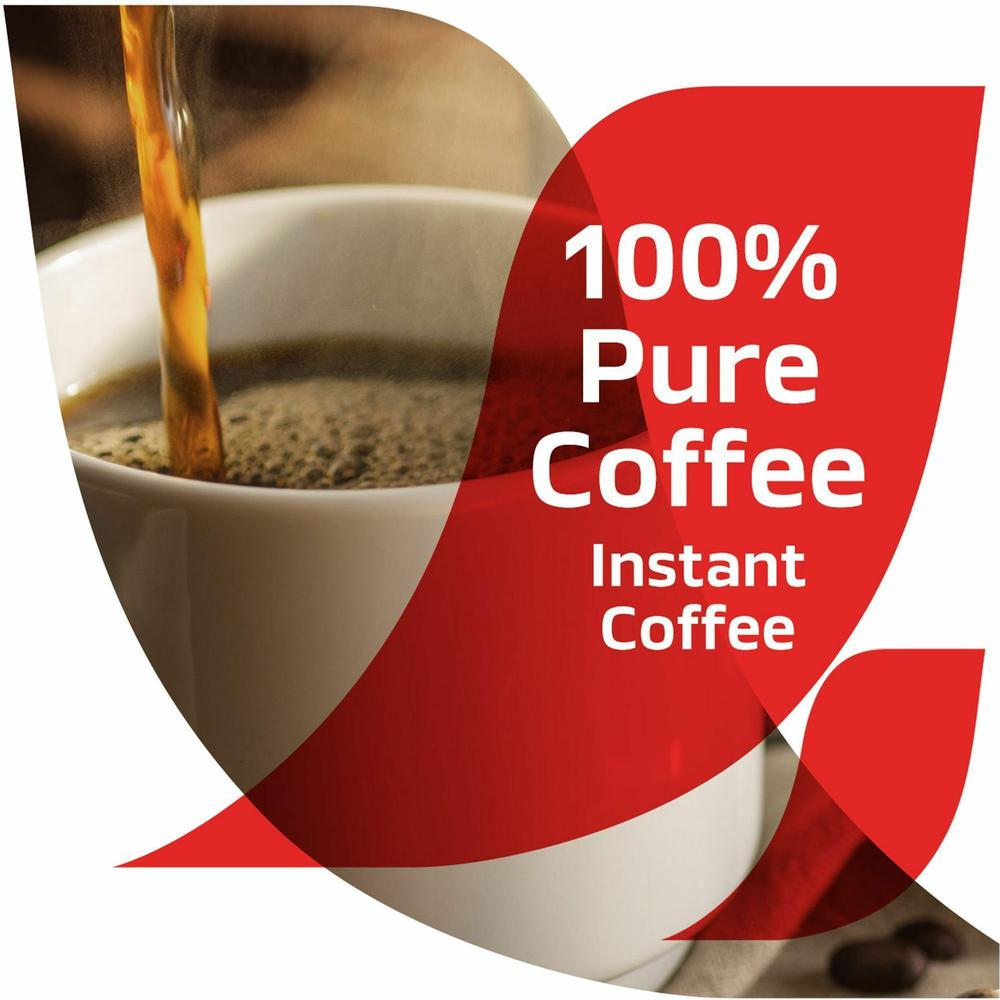 Nescafe Clasico Dark Roast Instant Coffee - Dark - 128 oz - 12 / Carton. Picture 9