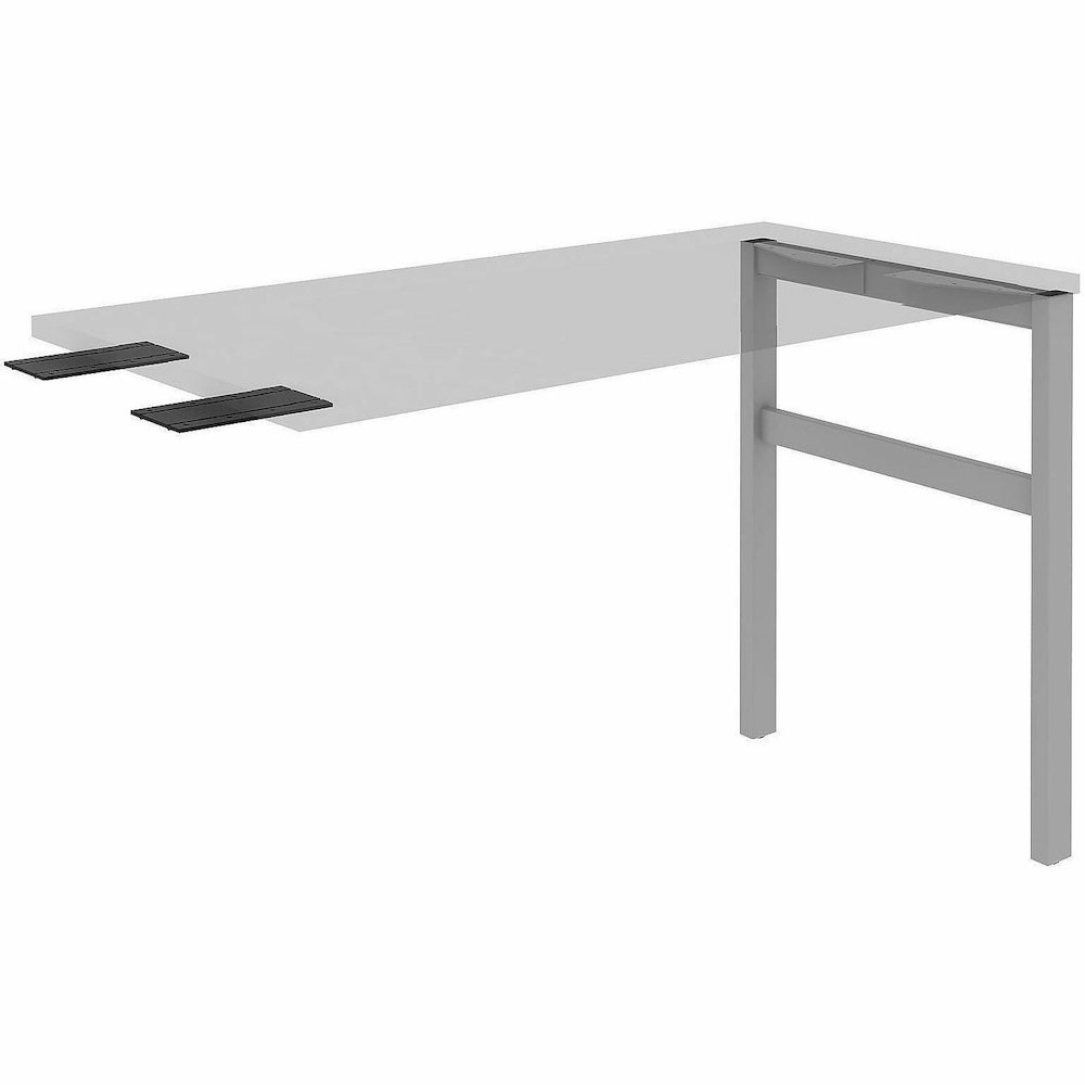 Lorell Adjustable Table Leg Bases & Returns - Assembly Required - Silver - 1 / Each. Picture 14