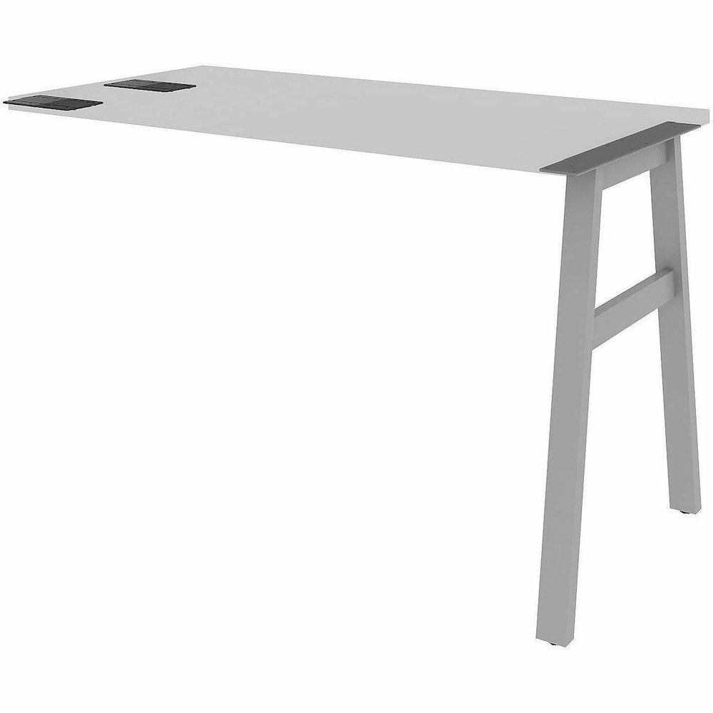 Lorell Adjustable Table Leg Bases & Returns - Assembly Required - Silver - 1 / Each. Picture 13