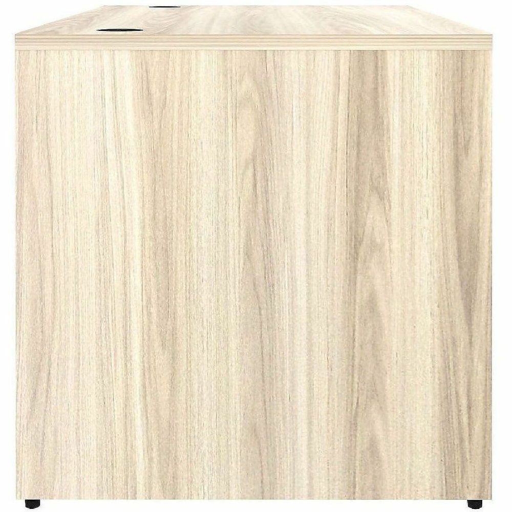 Lorell Essentials Retangular Desk Shell - Assembly Required - Modern Elm - 1 Each. Picture 11