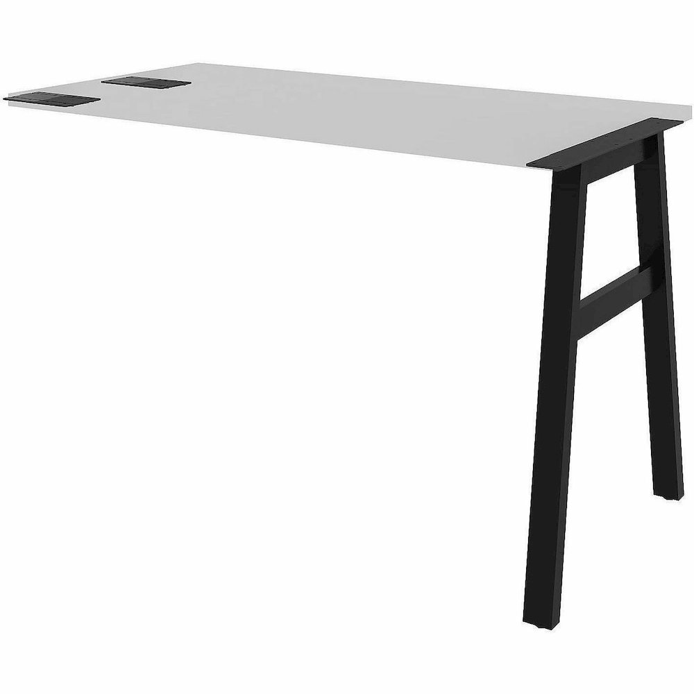 Lorell Adjustable Table Leg Bases & Returns - Assembly Required - Black - 1 / Each. Picture 13