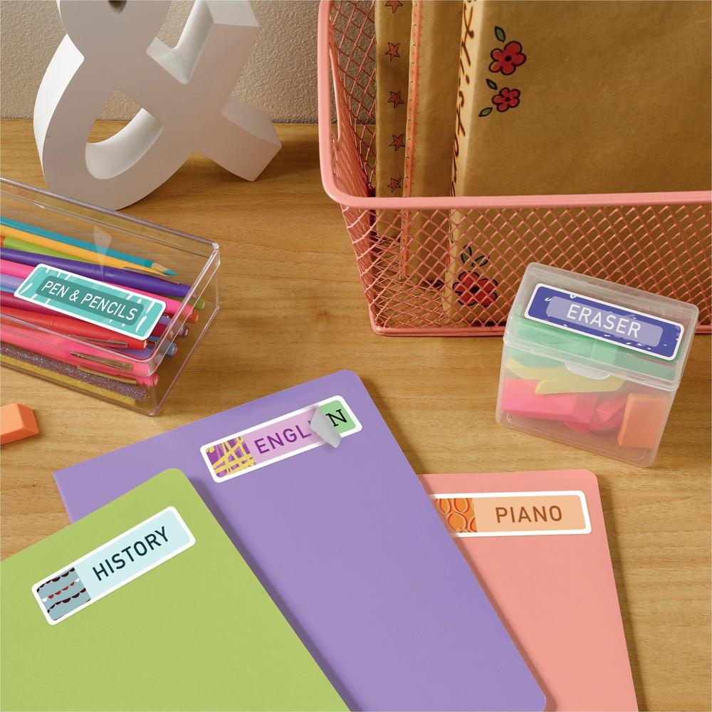 Avery&reg; Extra-Large File Folder Labels - 15/16" Width x 3 7/16" Length - Permanent Adhesive - Rectangle - Laser, Inkjet - White - Paper - 18 / Sheet - 25 Total Sheets - 450 Total Label(s) - 450 / P. Picture 5