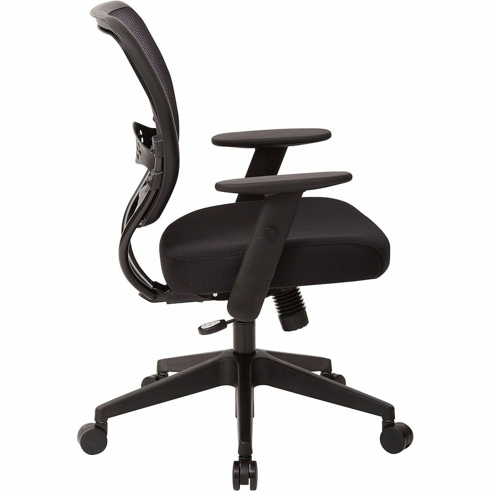 Office Star Professional Air Grid Back Managers Chair - Black Seat Color - Mesh Seat Material - Mesh Back Material - Black Frame Color - 5-star Base - 1 Each. Picture 12