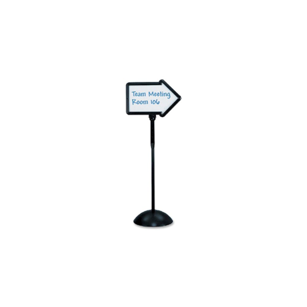 Safco Write Way Dual-sided Directional Sign - 18" Width x 64.3" Height x 25" Depth - Arrow Shape - Both Sides Display, Magnetic, Durable - Indoor, Outdoor, Office - Steel - 1 Each. Picture 5
