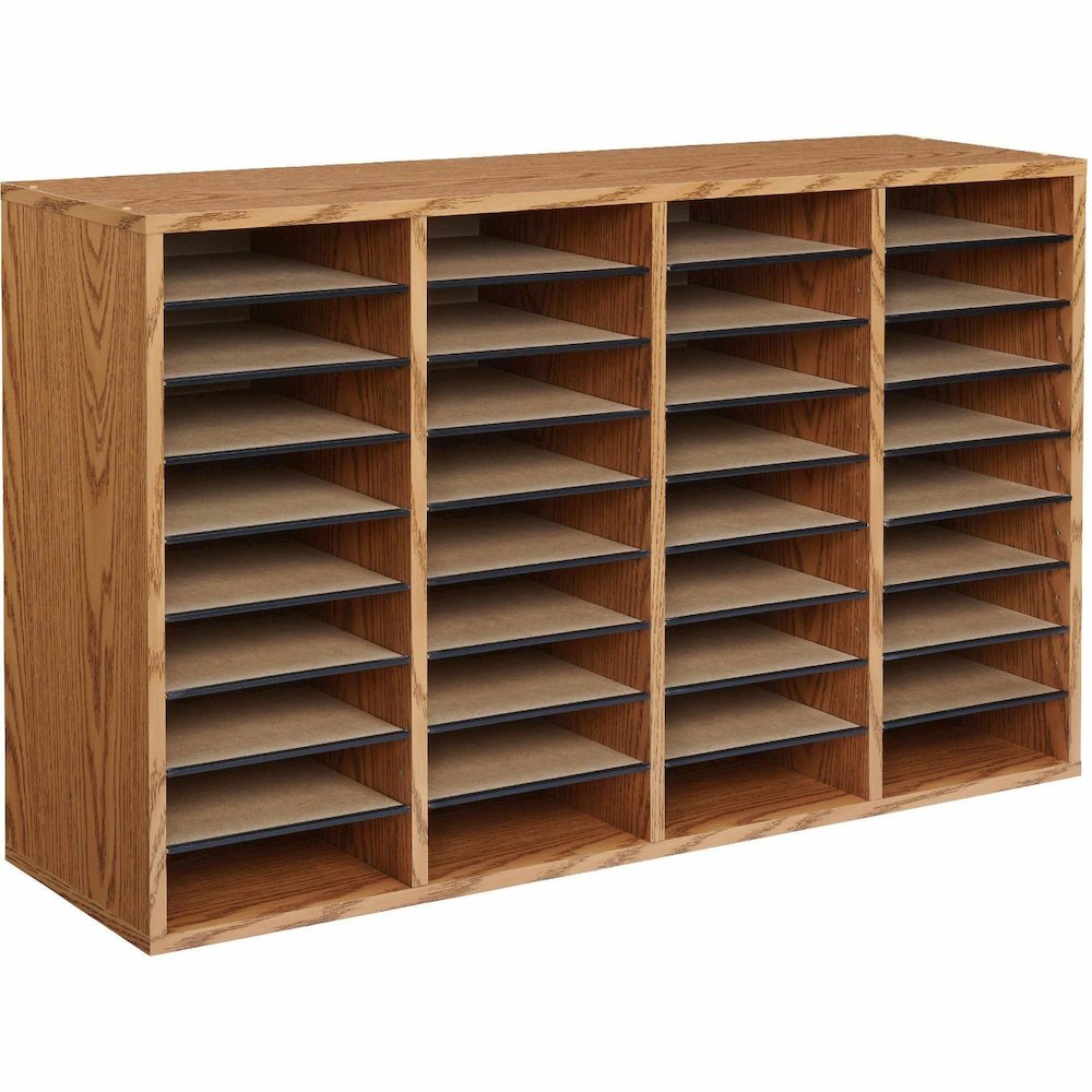 Safco Adjustable Shelves Literature Organizers - 36 Compartment(s) - 36 Shelf(ves) - Compartment Size : 2.50" x 9" x 11.50" - 24" Height x 39.30" Width x 11.75" Depth - Adjustable Compartment, Adjusta. Picture 4