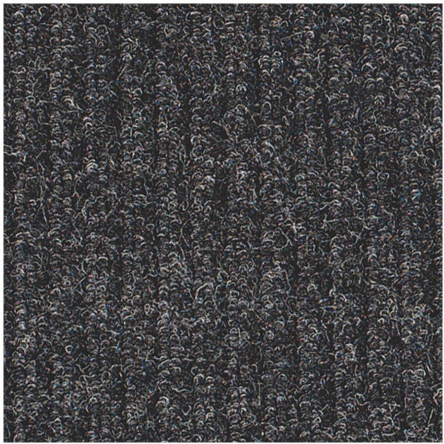 Genuine Joe Ribbed Indoor Wiper Mat - Warehouse, Indoor - 72" Length x 48" Width - Vinyl, Polypropylene - Charcoal - 1 Each. Picture 8