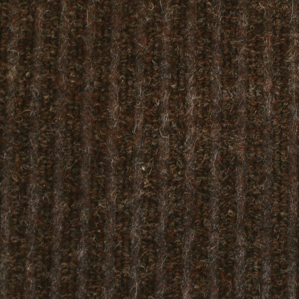 Genuine Joe Gold Dual-Rib Hard Surface Floor Mat - Hard Floor - 72" Length x 48" Width - Polypropylene, Vinyl - Chocolate - 1 Each. Picture 5