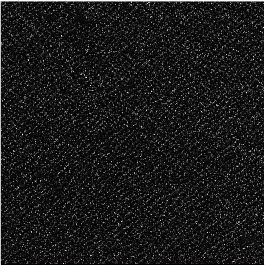 Boss Caressoft Plus Training Chair - Black Vinyl Seat - Black Mesh Back - Pewter Frame - Four-legged Base - Armrest - 2 / Carton. Picture 13