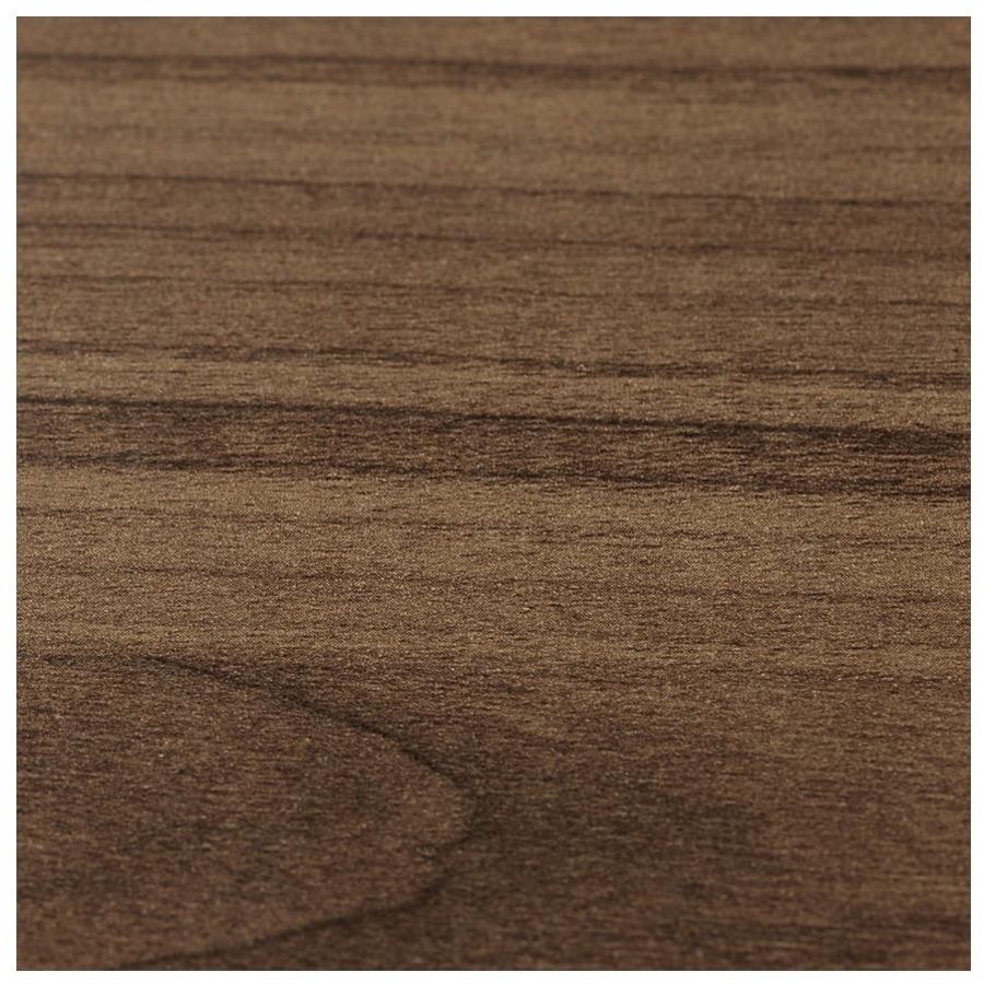 Lorell Chateau Series Return - 29.5" Height x 24" Width x 42" Depth x 1.5" Thickness - Reeded Edge - Finish: Walnut Laminate - Heavy Duty, Grommet, Durable - For Office - 1 Each. Picture 6