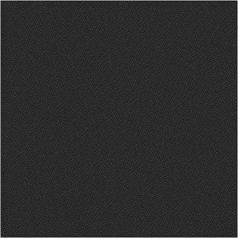 Lorell Executive High-Back Office Chair - Black Fabric Seat - Black Fabric Back - Black Frame - High Back - Armrest - 1 Each. Picture 3