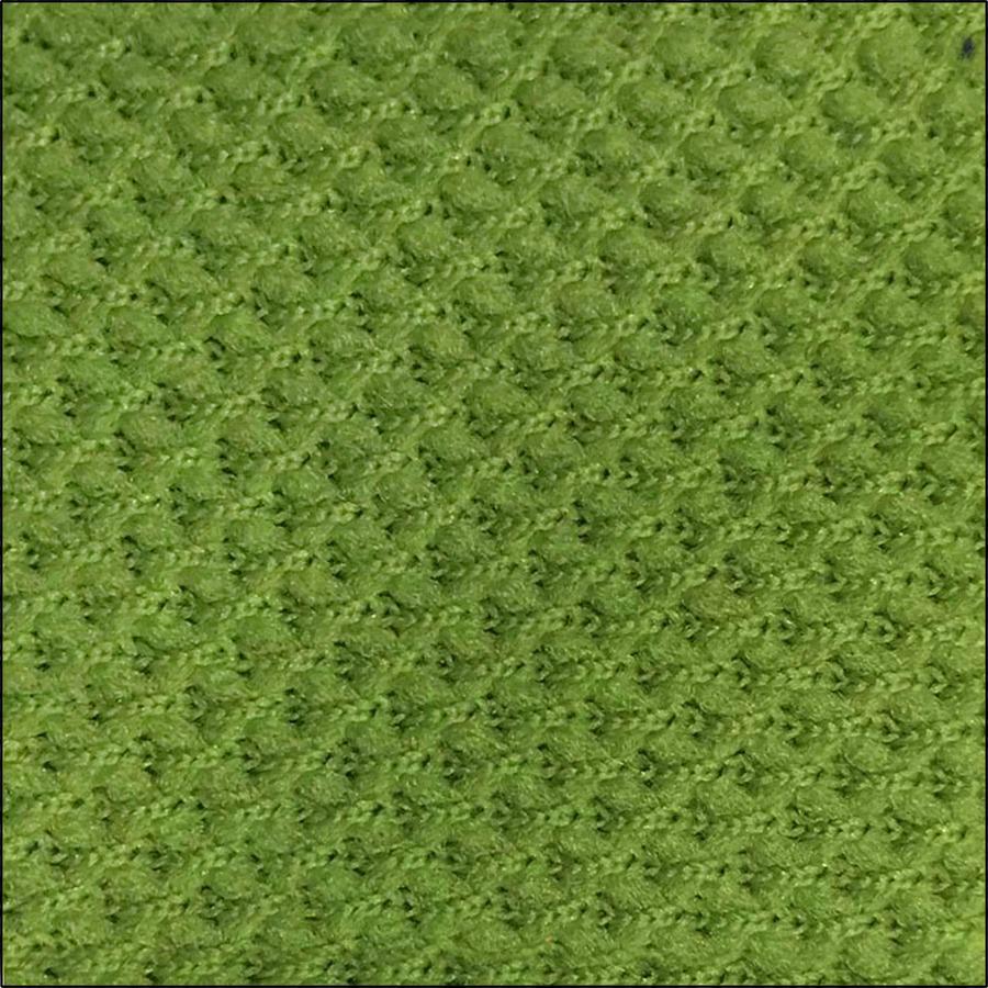 Lorell Removable Mesh Seat Cover - 19" Length x 19" Width - Polyester Mesh - Green - 1 Each. Picture 4