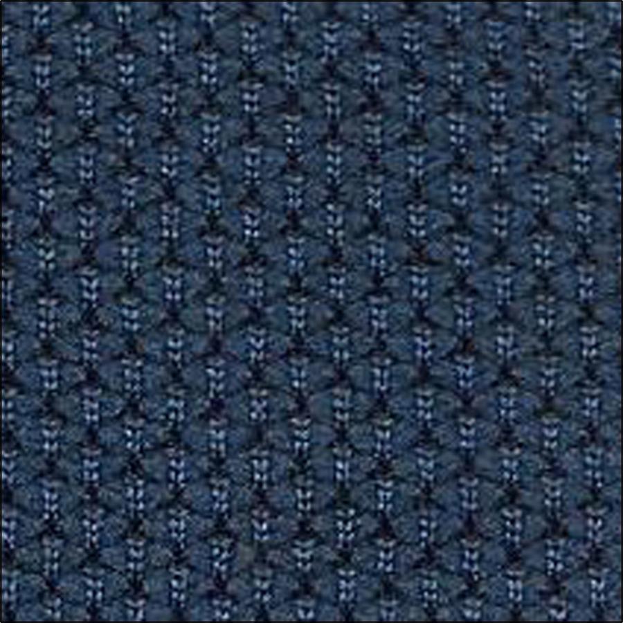 Lorell Removable Mesh Seat Cover - 19" Length x 19" Width - Polyester Mesh - Blue - 1 Each. Picture 4