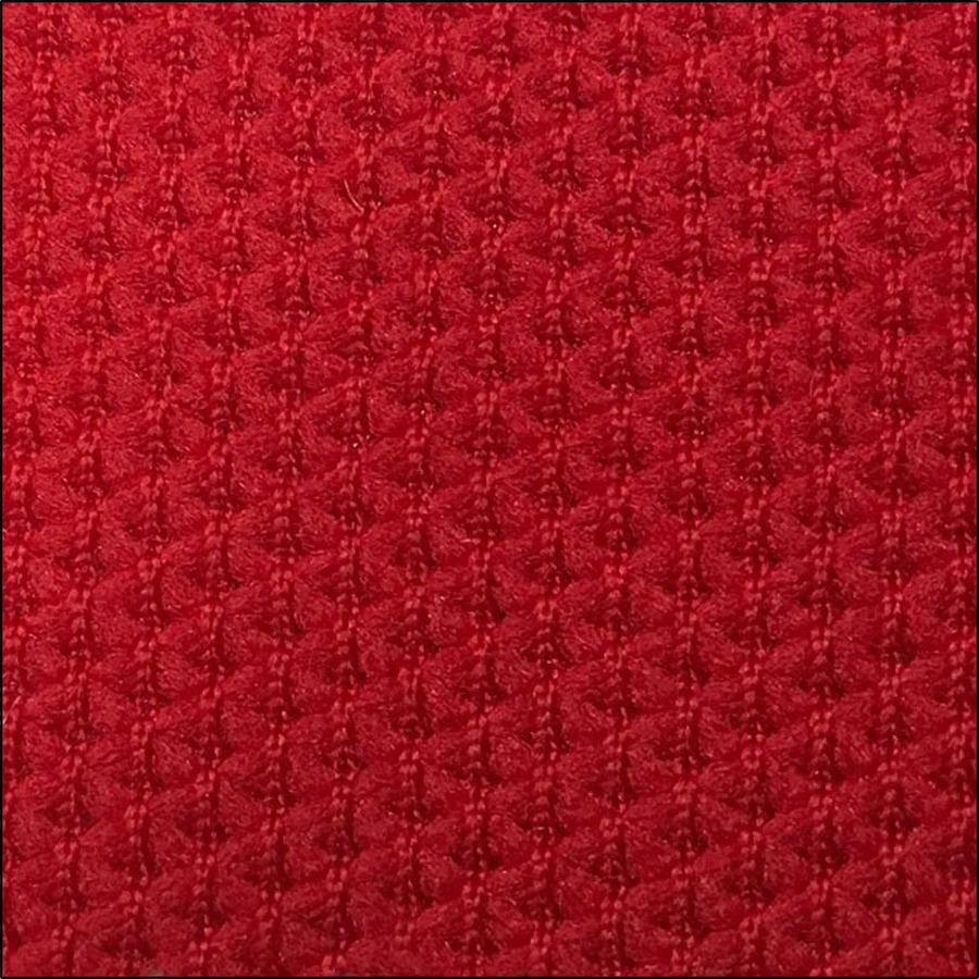 Lorell Removable Mesh Seat Cover - 19" Length x 19" Width - Polyester Mesh - Red - 1 Each. Picture 4
