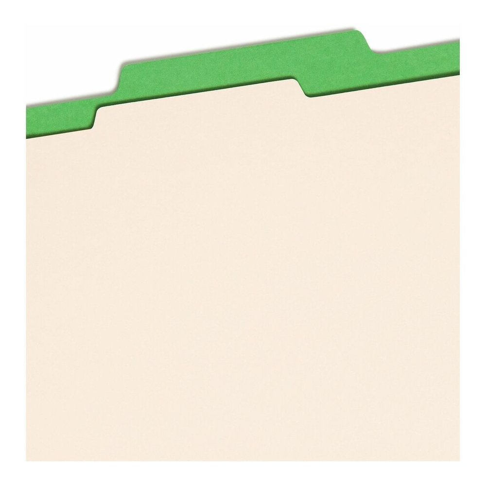 Smead Colored 2/5 Tab Cut Letter Recycled Classification Folder - 8 1/2" x 11" - 2" Expansion - 2 x 2B Fastener - 2" for Folder - Top Tab Location - Right of Center Tab Position - 1 Divider - 14 pt. -. Picture 8